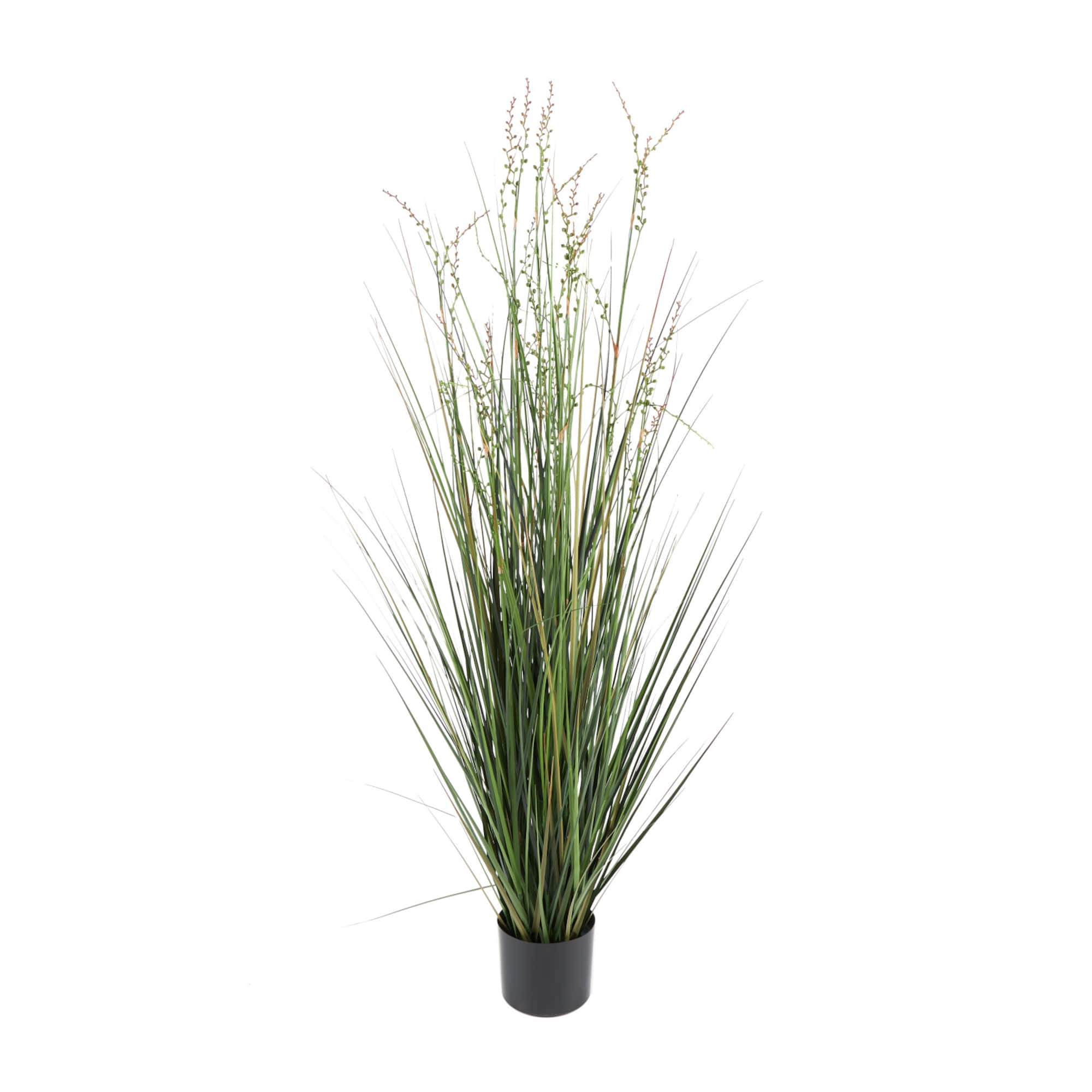5ft. Potted Green Onion Grass & String of Pearl Artificial Plant